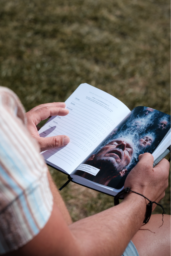 Mental Armour® Journal - A guided A5 planner with daily prompts for self-improvement, discipline, fitness & gratitude. Suitable for Men & Women