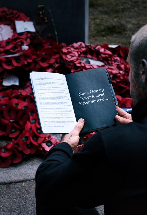 Mental Armour® Journal - A guided A5 planner with daily prompts for self-improvement, discipline, fitness & gratitude. Suitable for Men & Women